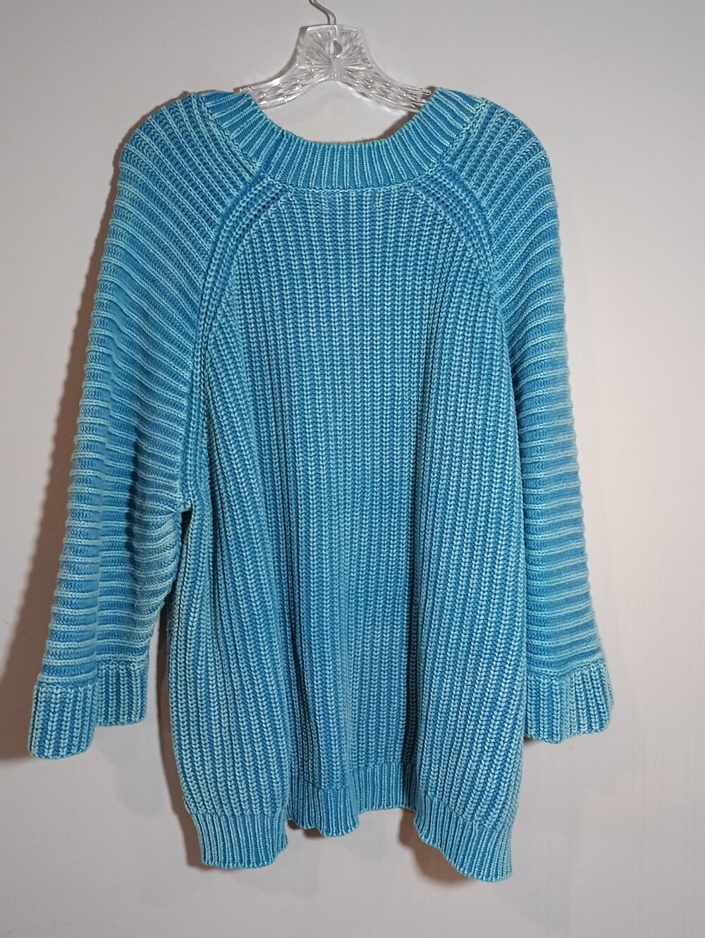 Anthropologie Maeve Mackenzie Sweater Blue Plus Size 2X - Picture 5 of 7